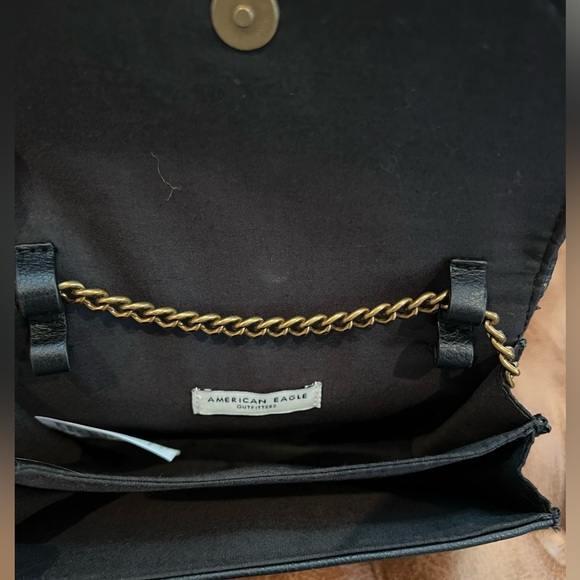 Cross body Black and leopard purse - AE *NEW* - Picture 4 of 6